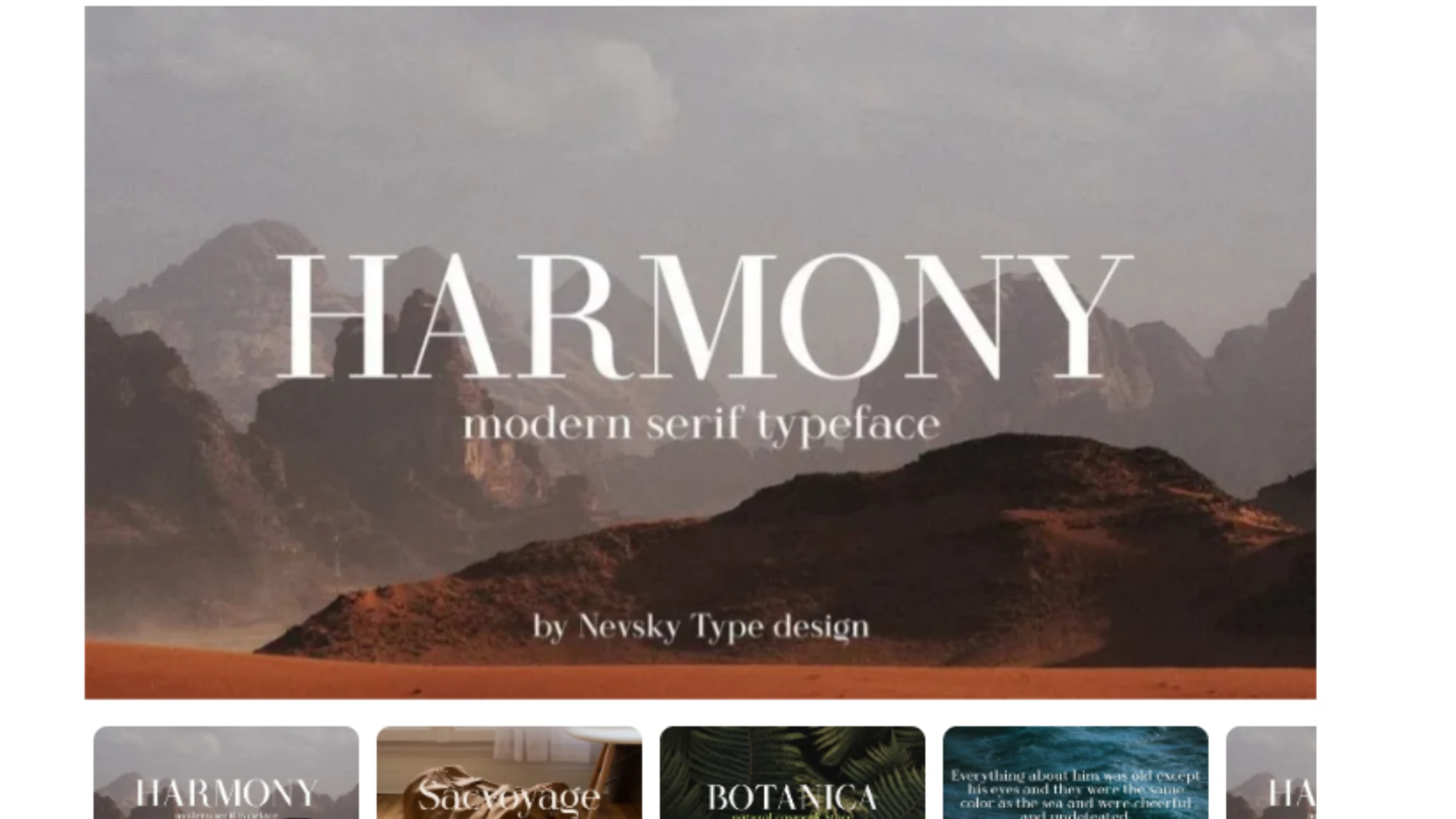 Image of Harmony Font